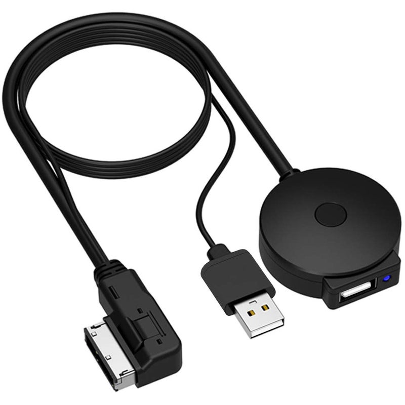 Yoper Bluetooth 5.0 Adapter Compatible with Audi A3 A4 A5 A6 A7 S3 S4 Q3 Q5 Q7 Volkswagen VW Skoda 2G 3G 3G+ AMI MMI Port Cable Music Play Connector Works with Apple iPhone iPod Android Device - Image 1